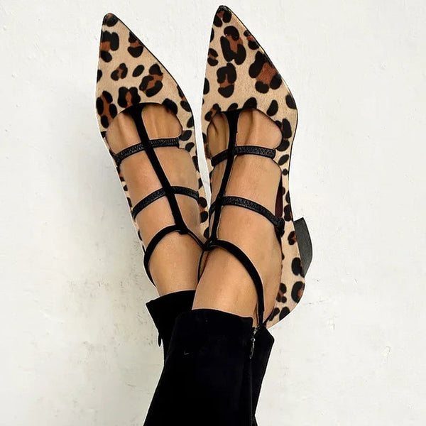 THE VIVIEN — Leopard Ballet Heel
