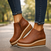 THE CLIFTON — Platform Wedge Boots