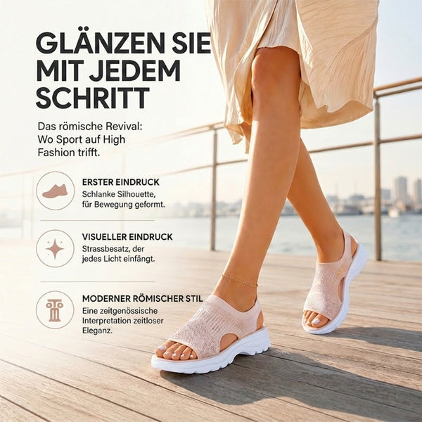 THE ROMY — Sporty Knit Sandal