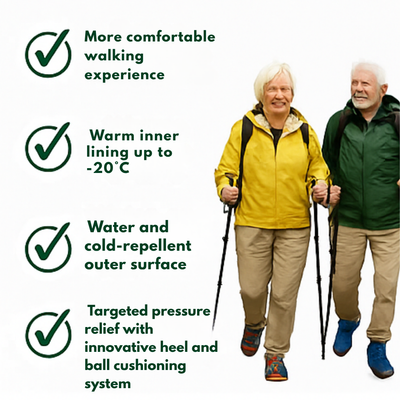 HikeGuard X – Waterproof & Slip-Resistant Winter Hiker Shoes