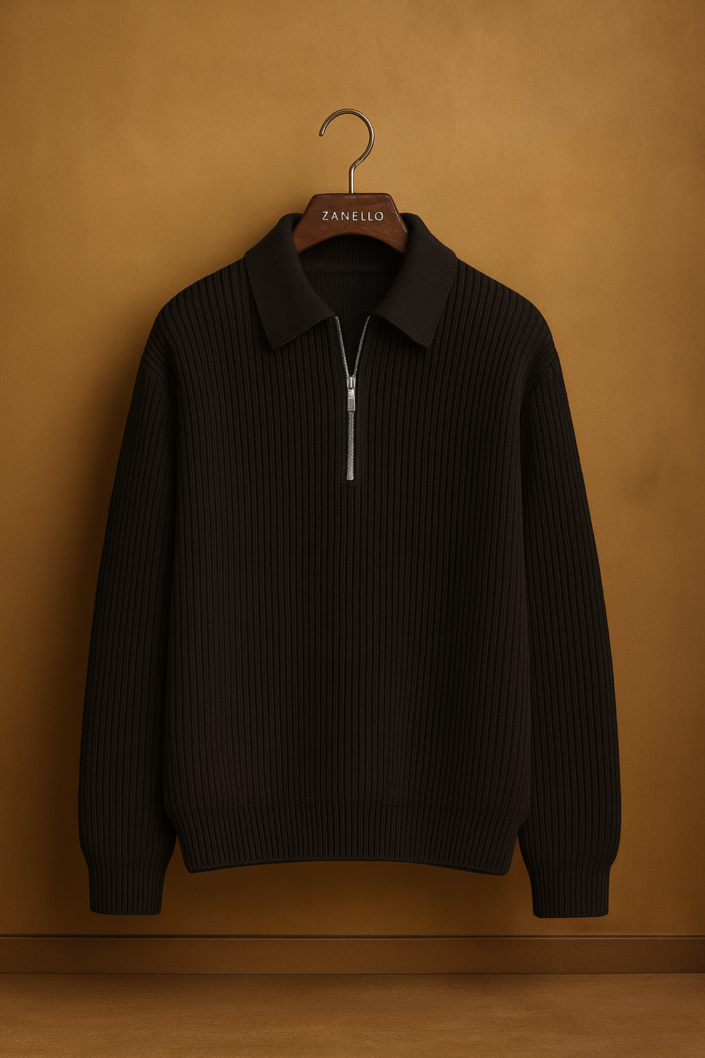 John™ | Soft Knitted Jumper with Half Zip