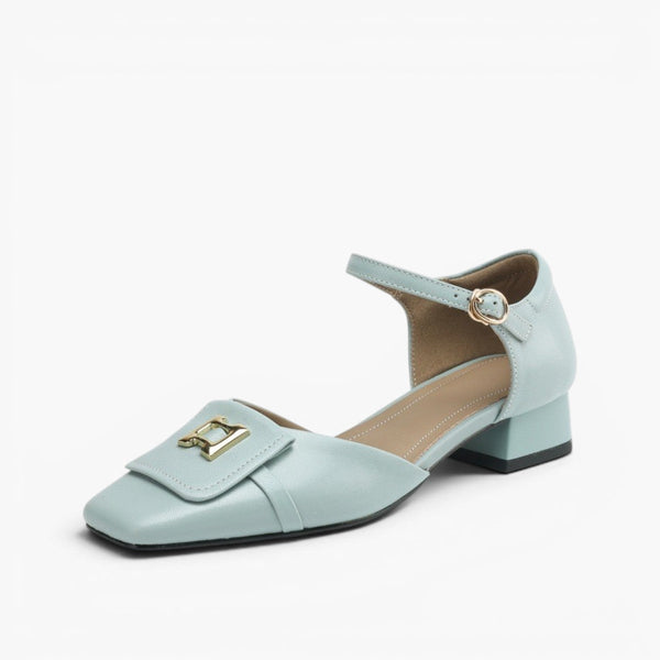 THE CRESSIDA — Lambskin Leather Mary Jane