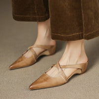 THE HENLEY — Pointed Leather Mule