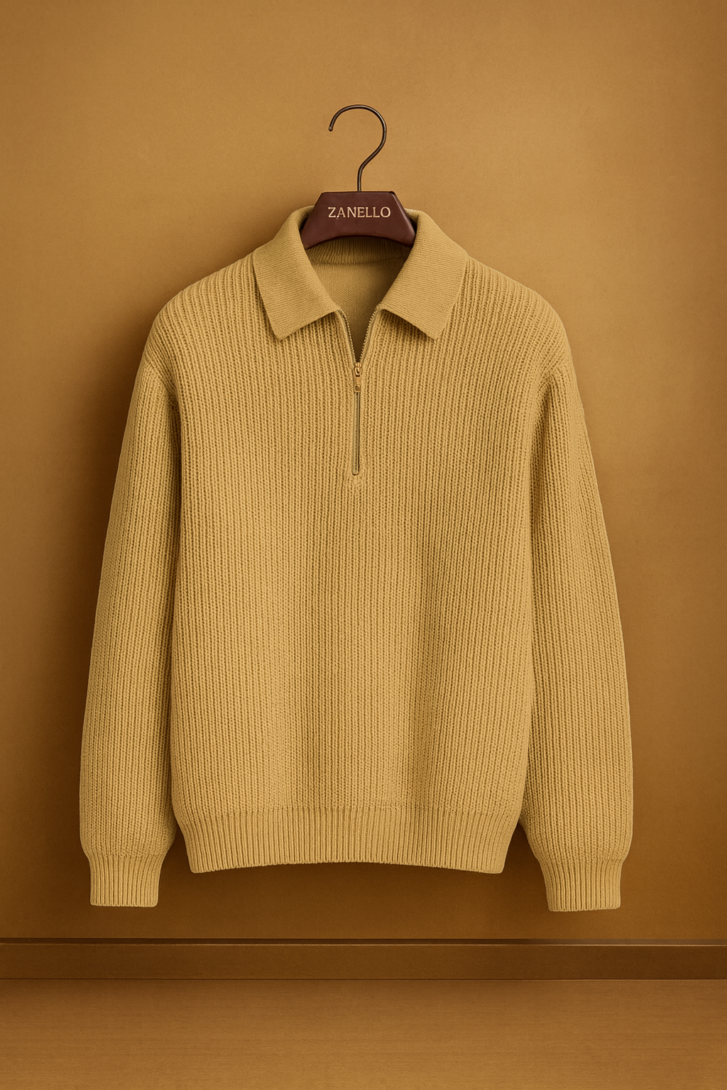 John™ | Soft Knitted Jumper with Half Zip