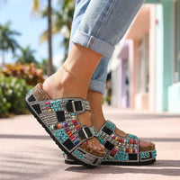 THE JEMIMA — Beaded Platform Slide