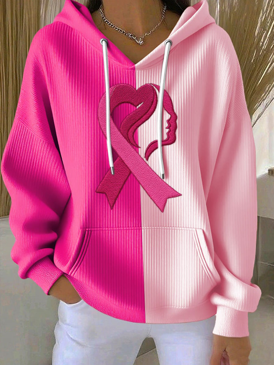 Lola ™ | Multi-Colored Breast Cancer Awareness Hoodie